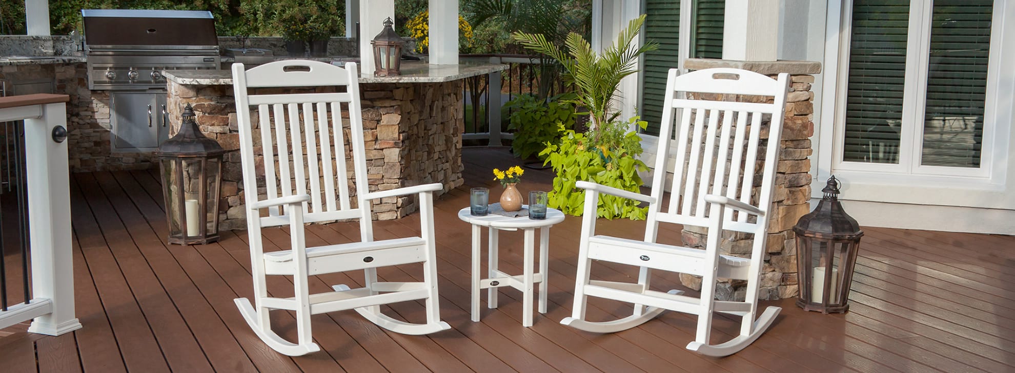 composite deck rocking chairs